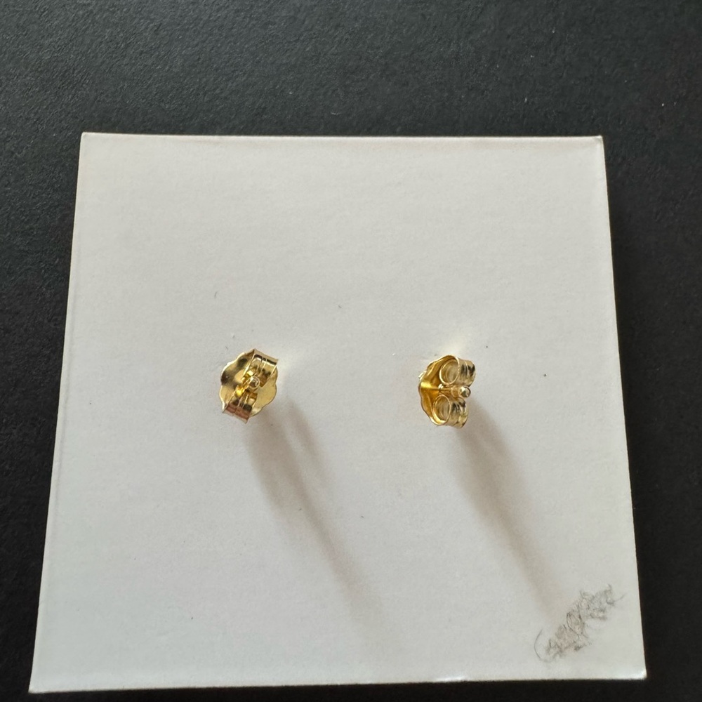Amazonite Hope Earrings - Gold and Green - Picture 2 of 2